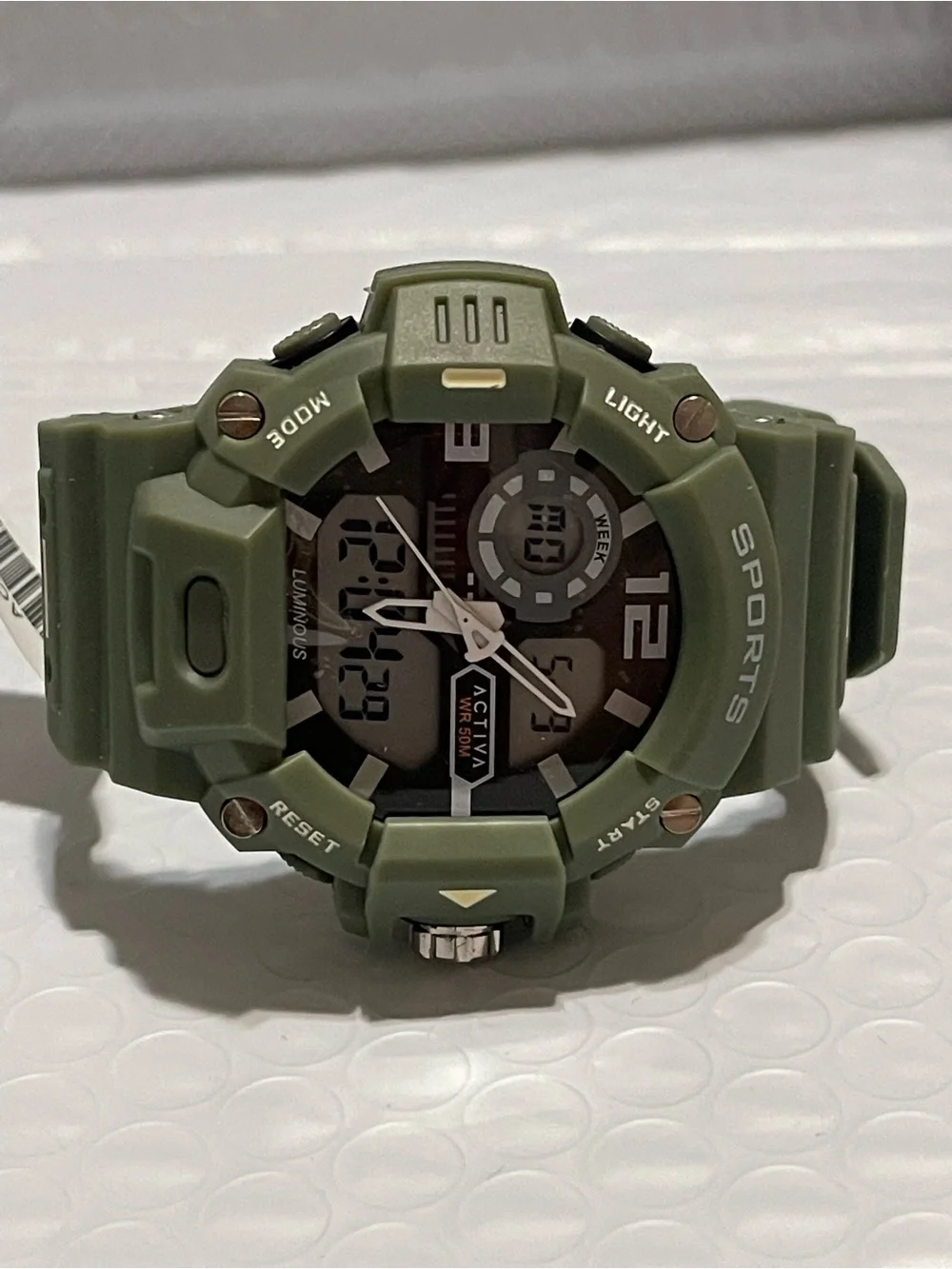 Activa Neo X Invicta Digital Analog Men's Watch - 55mm. Green